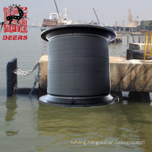 Customized size super cell rubber fender for protecting port